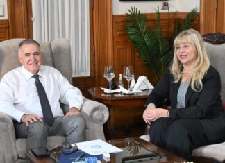 Jaldo y Chahla avanzan en gestiones para garantizar recursos municipales