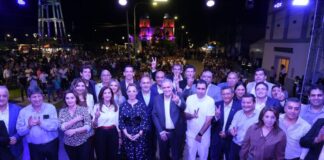 Jaldo encabezó los actos por el 50° aniversario de la Municipalidad de Burruyacú
