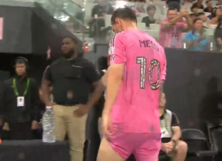 Messi pidió el cambio por una molestia muscular en el triunfo del Inter Miami