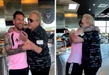 Lionel Messi recibió la visita de Quico