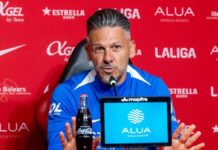 Martín Demichelis palpitó el Levante-Mallorca y sueña con salvarse del descenso