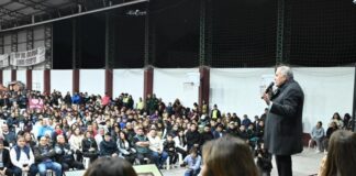 Jaldo dejó inauguradas las obras de remodelación del Club Social y Deportivo Alderetes