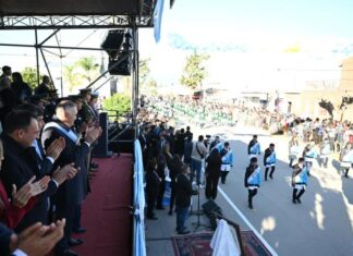 Trancas: Jaldo encabezó los actos oficiales por el Día de la Bandera