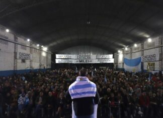 Militantes de La Libertad Avanza participaron de un encuentro provincial