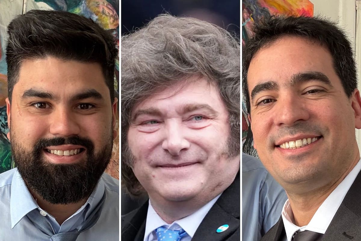 fabian-fernandez-javier-milei-y-adrian-P7FTACF4LJAANJRTB4AZR4AOSE.jpg
