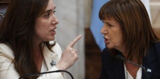 Bullrich y Villarruel se cruzaron por la sesión en el Senado