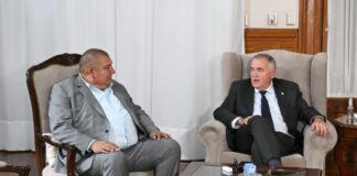 El Gobernador analizó con el legislador Argañaraz el avance de obras viales e hídricas en Leales