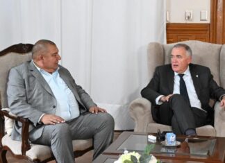 El Gobernador analizó con el legislador Argañaraz el avance de obras viales e hídricas en Leales