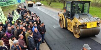 Jaldo supervisó el avance de la segunda etapa de la Ruta Provincial 323