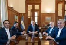 Santilli se reunió con Jaldo y otros gobernadores del Norte.