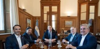 Santilli se reunió con Jaldo y otros gobernadores del Norte.