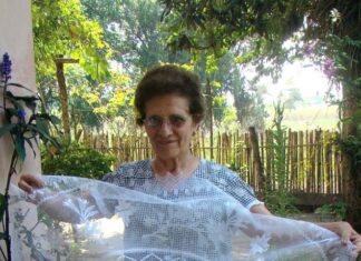 El Ente Cultural sumó una randa de Ana María Toledo al patrimonio de la Casa Museo Folklórico Provincial.